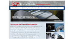 Desktop Screenshot of firebirdmetals.com